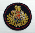 No1 Conductors Badge (Navy) British Army Hand Embroidered Royal Arms Arm Patch