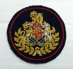 No1 Conductors Badge (Navy) British Army Hand Embroidered Royal Arms Arm Patch