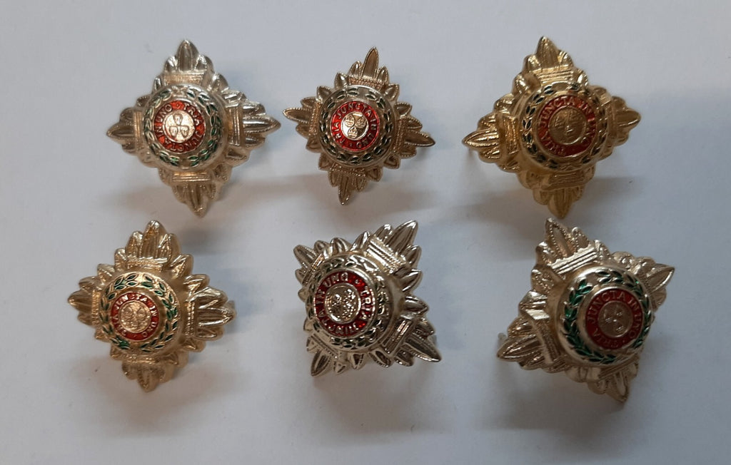 Army Rank Stars British Bath Pips Officer X6 Assorted Batch no Fittings