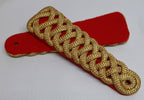 Gold Shoulder Cord GDS Pattern With Red Felt Backing British Made New