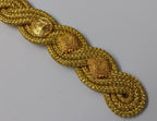 Colonel Shoulder Cords Ceremonial Wire Cord Shoulder Epaulettes & Rank Pips