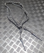Oman Silver Aiguillette Senior Officer Blue Fleck Ceremonial UK Made