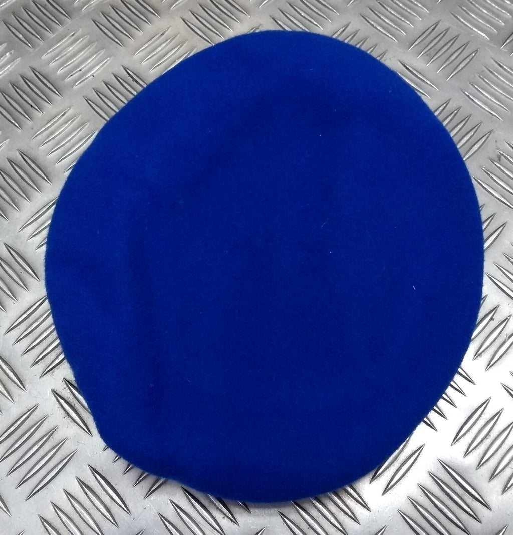 Mid Blue Beret Genuine Hobson London Manufactures Sample 6 1/2