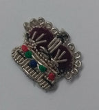 Genuine Vintage British Small Braided QC Silver Crown No Ground