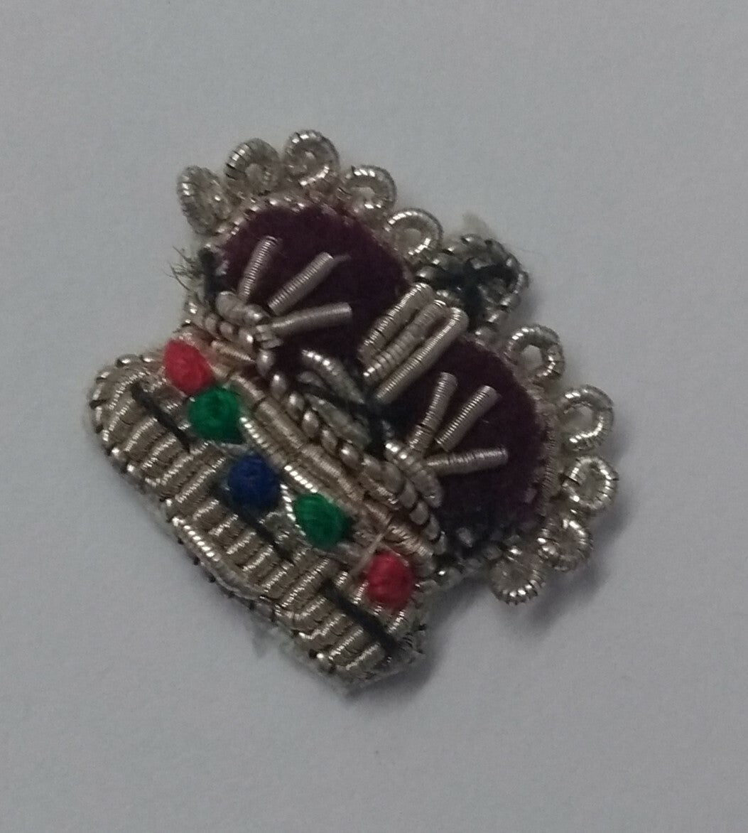 Genuine Vintage British Small Braided QC Silver Crown No Ground