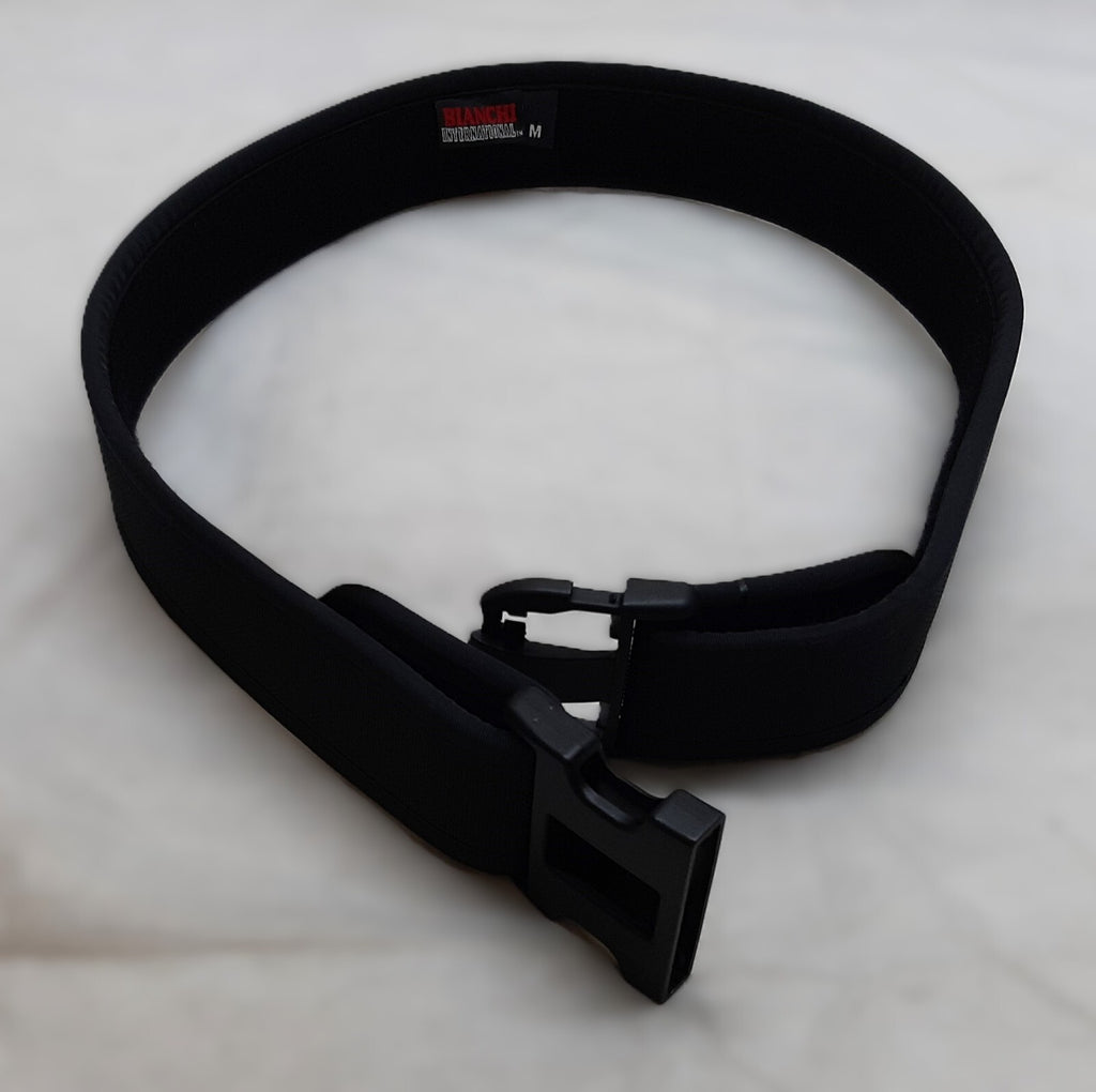 Black Waist Belt Duty Load Carrying British Bianchi Cordura 3 Point QR Buckle