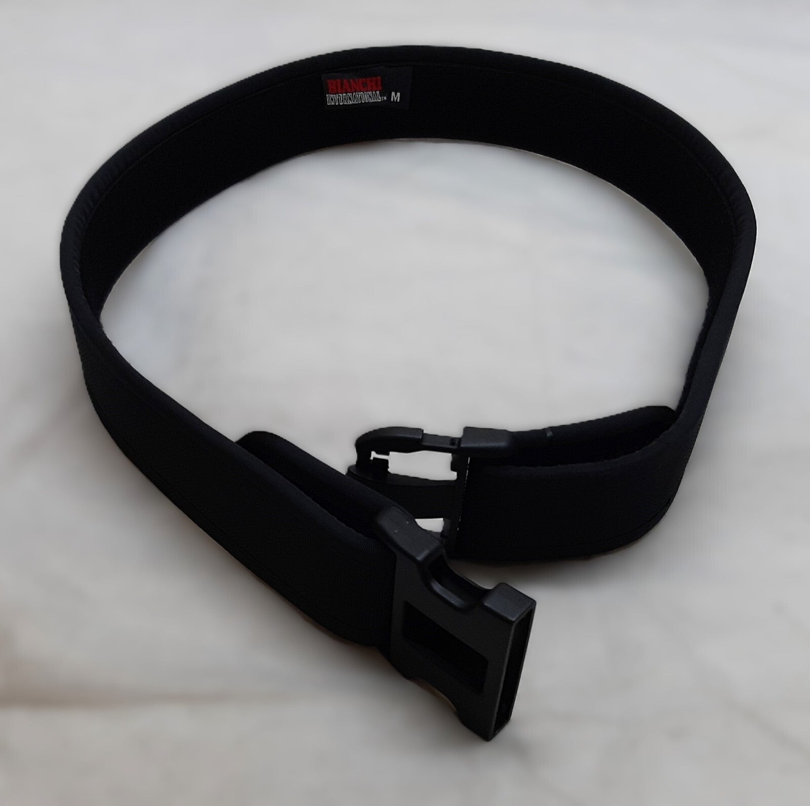 Black Waist Belt Duty Load Carrying British Bianchi Cordura 3 Point QR Buckle