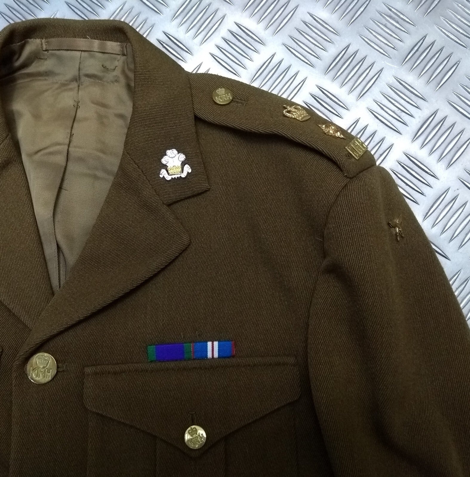No2 Vintage Jacket Lt Col Lieutenant Colonel OFCs Dress KRH Old Pattern Fully Buttoned