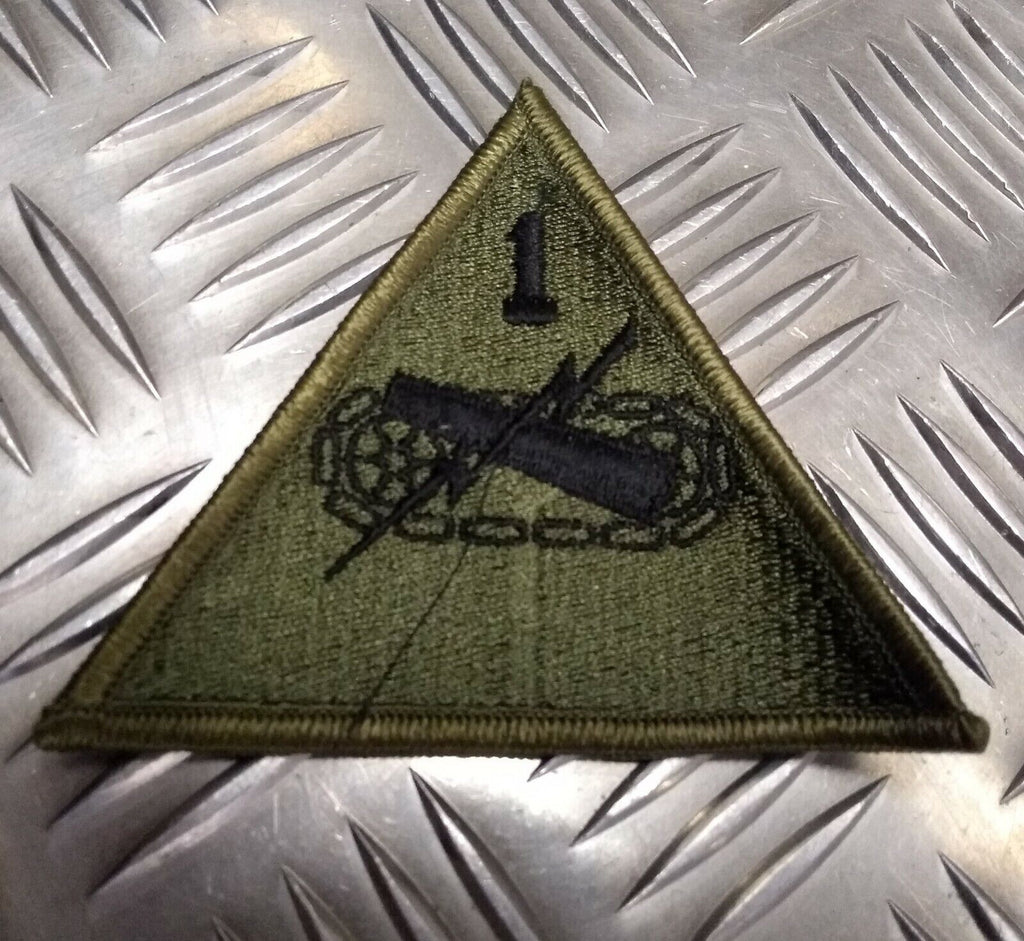 Vintage US Issue Armoured Division Patch Spearhead Ironsides