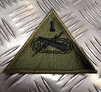 Vintage US Issue Armoured Division Patch Spearhead Ironsides
