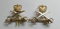RAPTC Collar Dogs Army Physical Training Corps Metal Badges Split Pin