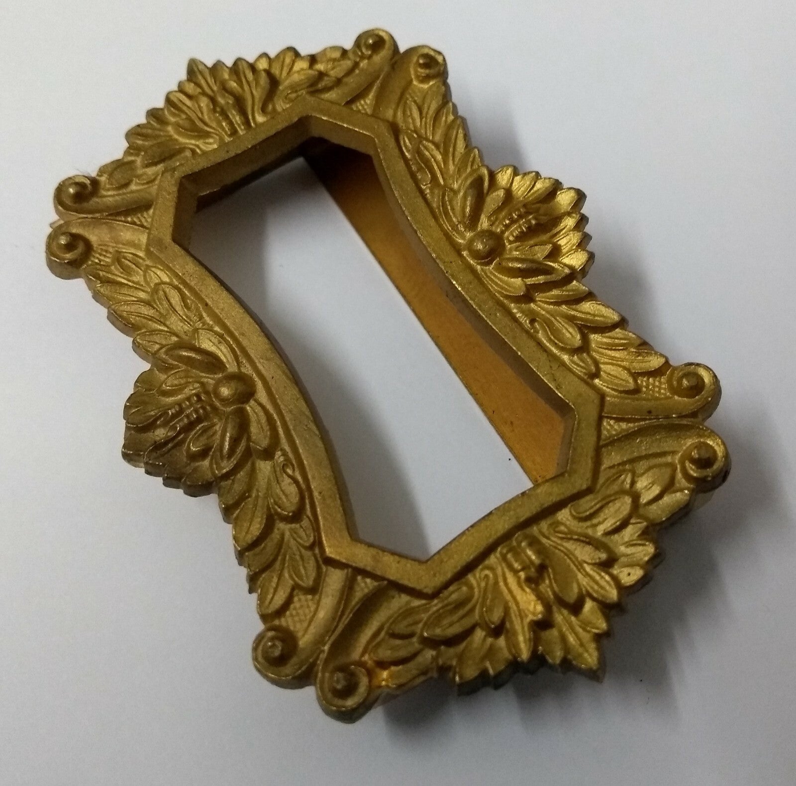 Vintage Cross Belt Army Ceremonial Decorative Buckle Tip Slide & Insignia Set