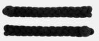 British RGR Shoulder Cords Black Royal Gurkha Rifles Mess Dress No Insignia