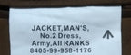 British Army No2 Dress FAD Jacket All Ranks Style Tunic No Button Size 176/108cm
