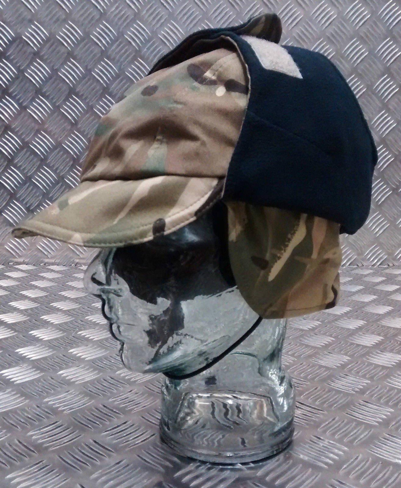 MTP MVP Waterproof & Breathable Multi Camo Dog Lined Trapper Hat. British Army