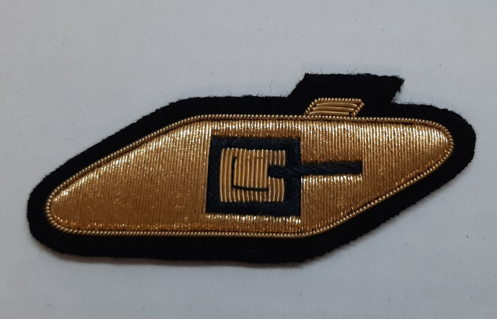 RTR No1 Dress Badge British Army Tank Regiment Embroidered Braided Arm Patch