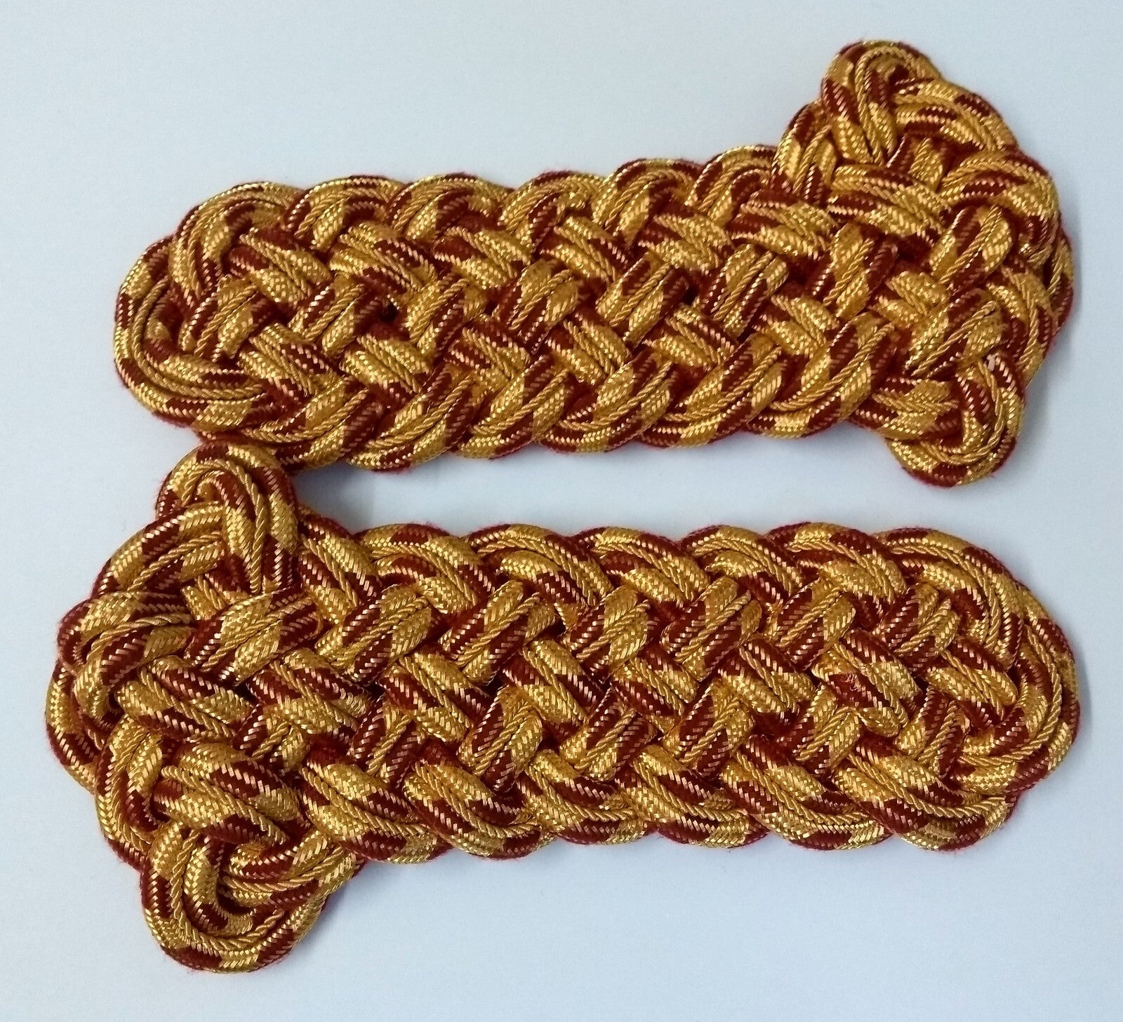 Shoulder Cords Senior Officer Gold Braid Cords No Attaching Straps or Insignia