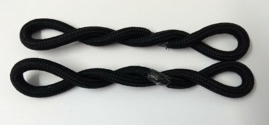Genuine Issue Ceremonial Black 1 Ply Twisted Shoulder Cords SCB5