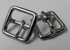 Genuine British Issue Chrome 3/4" Buckles for Leather Straps X2 STD135