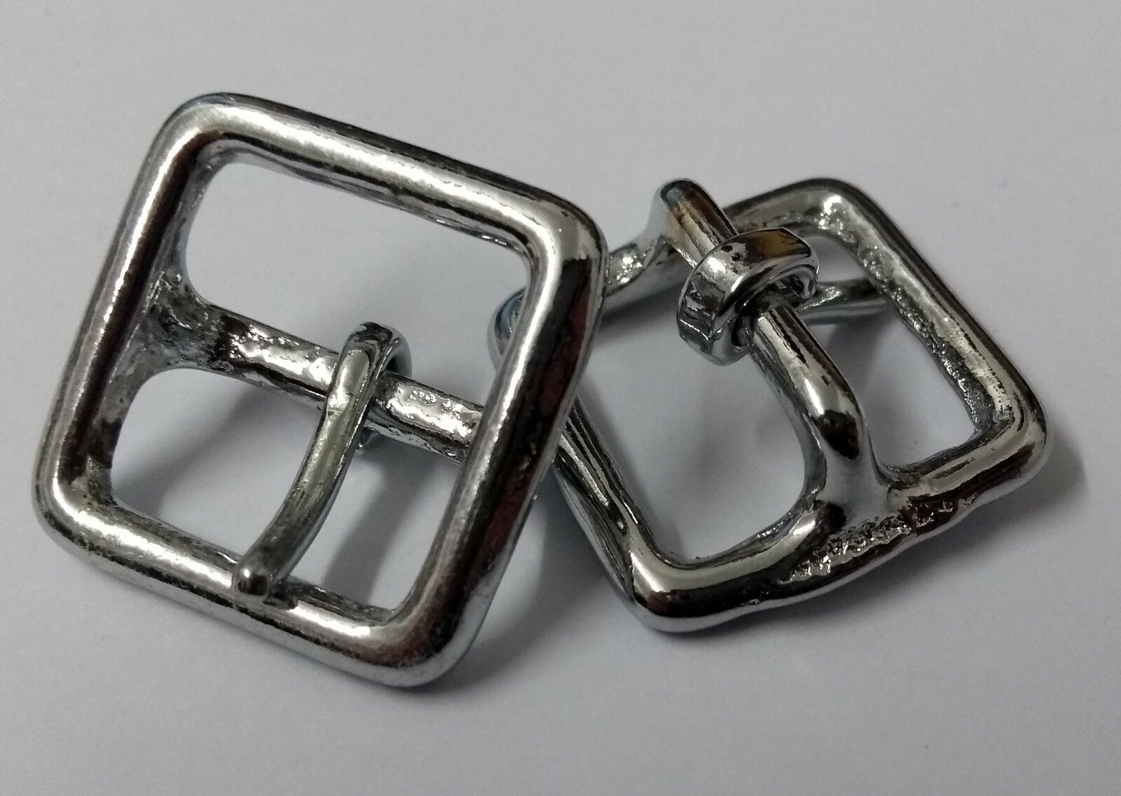 Genuine British Issue Chrome 3/4" Buckles for Leather Straps X2 STD135