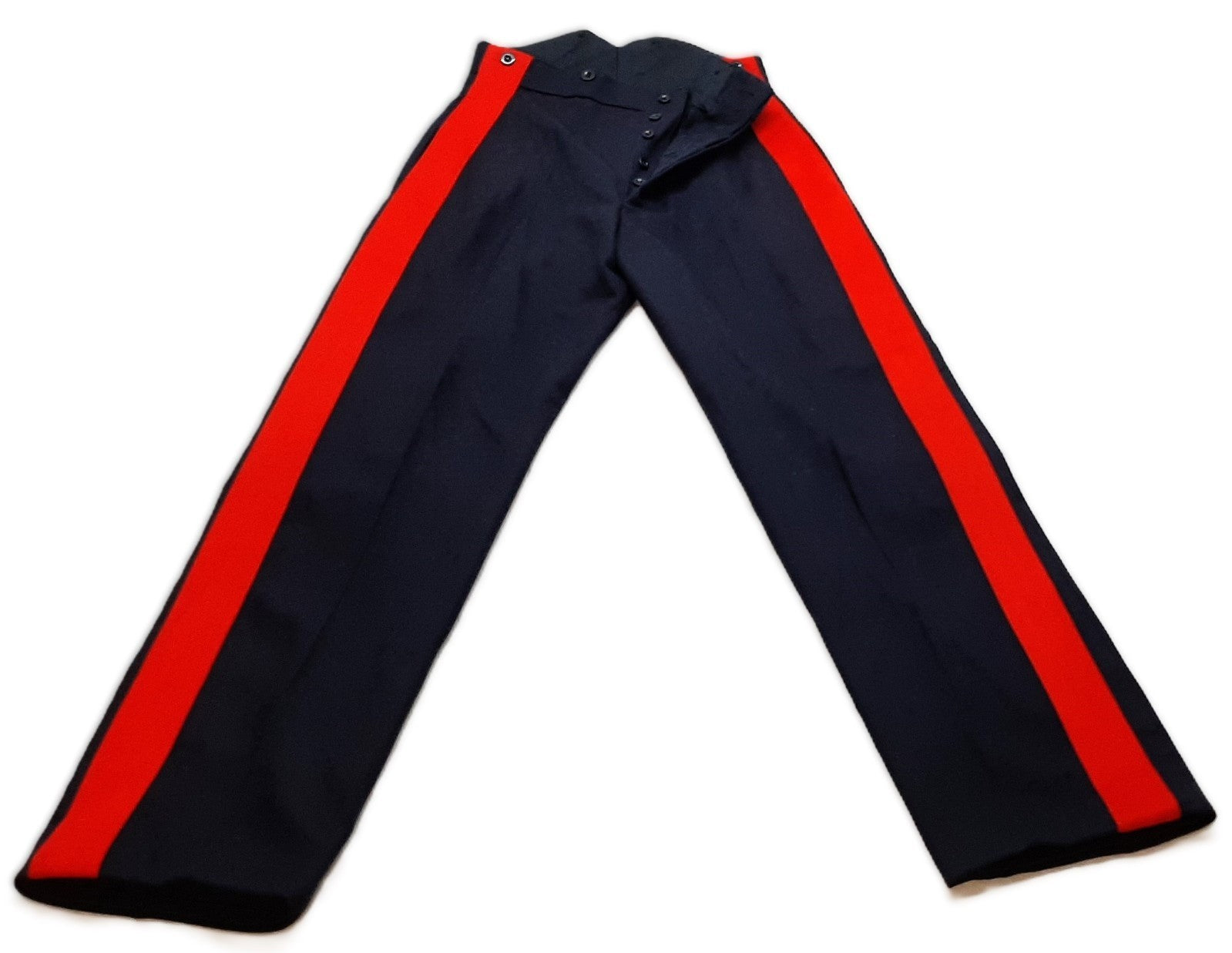 No1 Dress Blues Trousers 2" Red Stripe British Army Pattern All Ranks Waist 43"