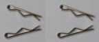 Shank Button Cotter Pins British Split Pins For Ring Buttons 2 Pair