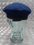 Abu Dhabi Beret Mid Blue Hobson of England Lined Wool Uniform Cap New Old Stock