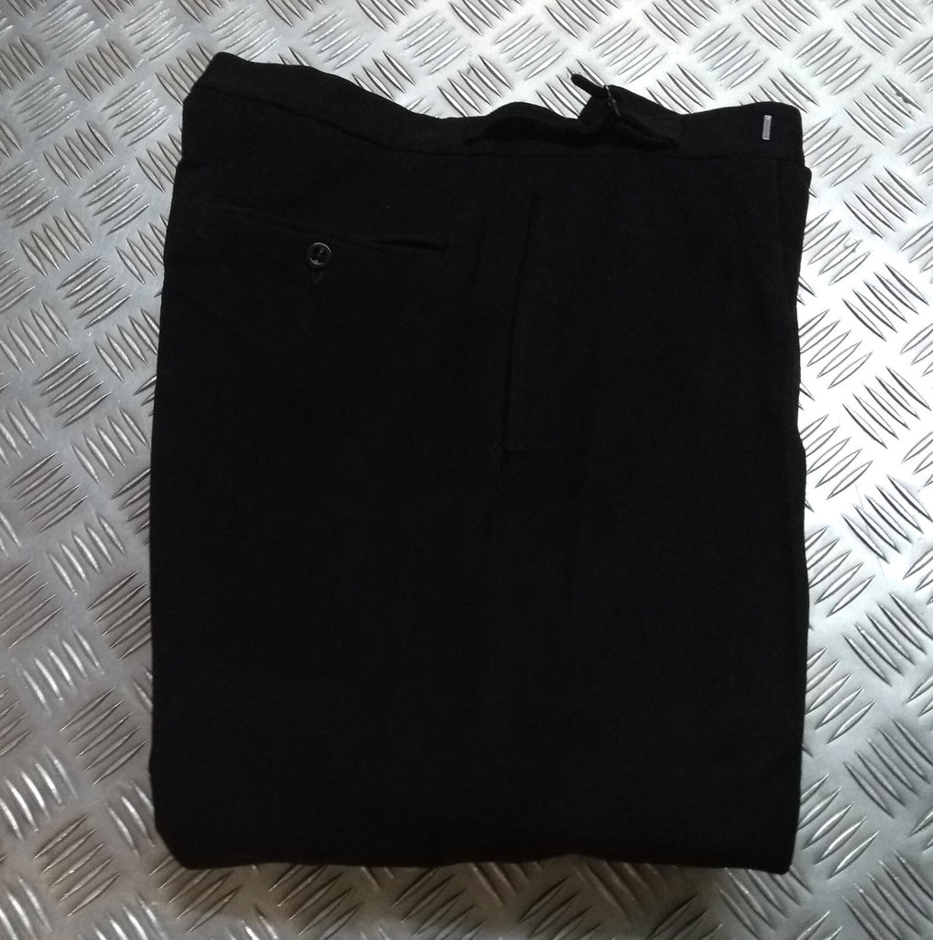 Vintage Naval Trousers 60s Pattern British Navy Brushed Wool Senior Officer 32"