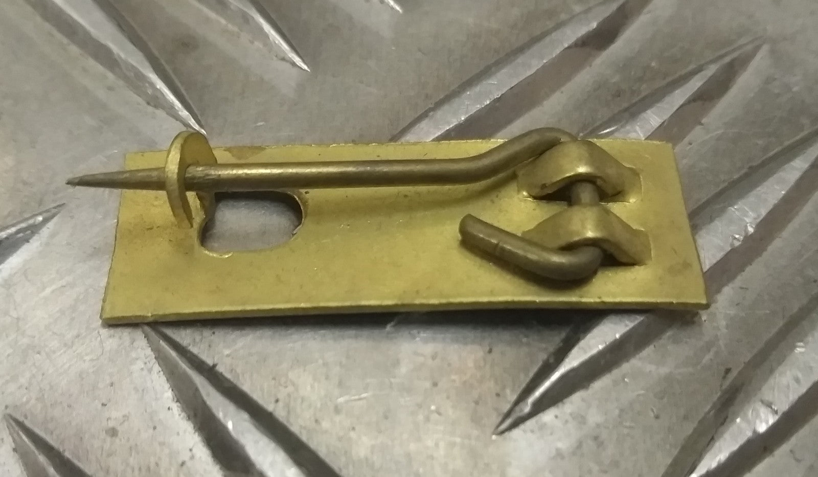 Vintage British Single Medal Bar Medal Brooch Mounting Bar