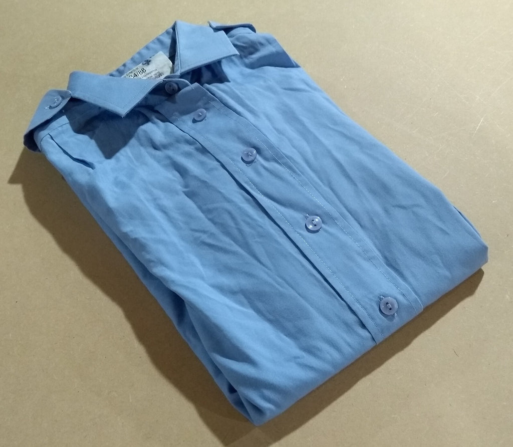 WRAF / RAF Womans Blue Shirt Royal Air Force Short or Long Sleeves G1