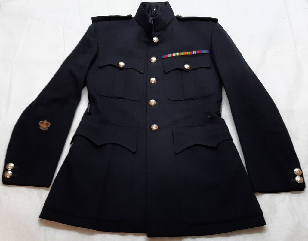 British Army Vintage Jacket No1 PWRR Buttons 60s Pattern Dress