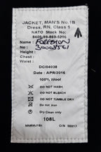 No1B RN Jacket PO Mans Royal British Naval Style Petty Navy 108cm Long