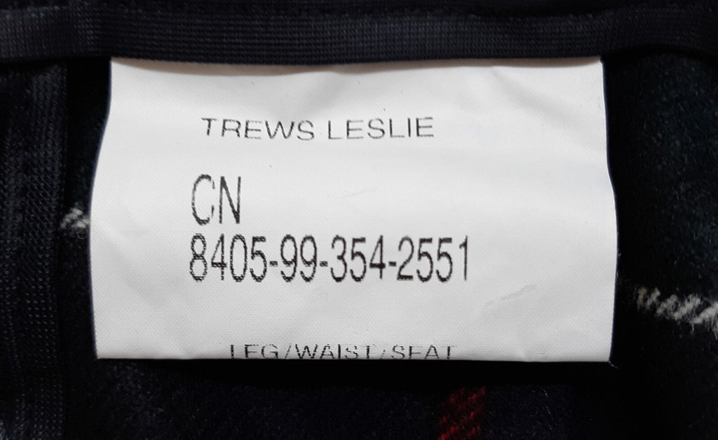 British Army Trews Scottish Regimental Trousers Leslie Tartan Old Pattern
