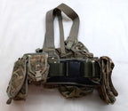 Airborne Army Webbing British MTP Camo Assault Belt Yoke & Assorted Pouches (6)