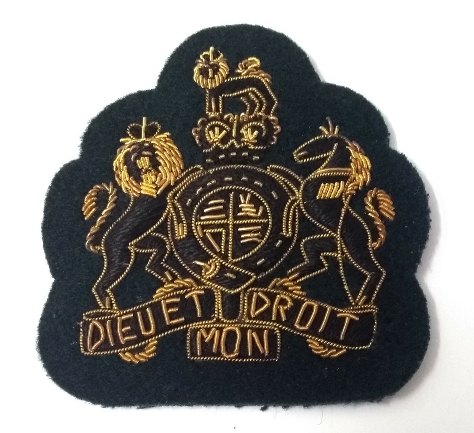 Genuine Vintage British Subdued Warrant Officer Class 1 Badge
