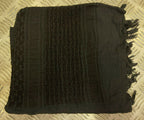 100% Cotton Shemagh / Arab Scarf / Pashmina / Wrap/Sarong Subdued Grey NEW