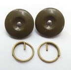 Genuine Vintage British Issue Shank Fatigues / Overall Buttons & Rings
