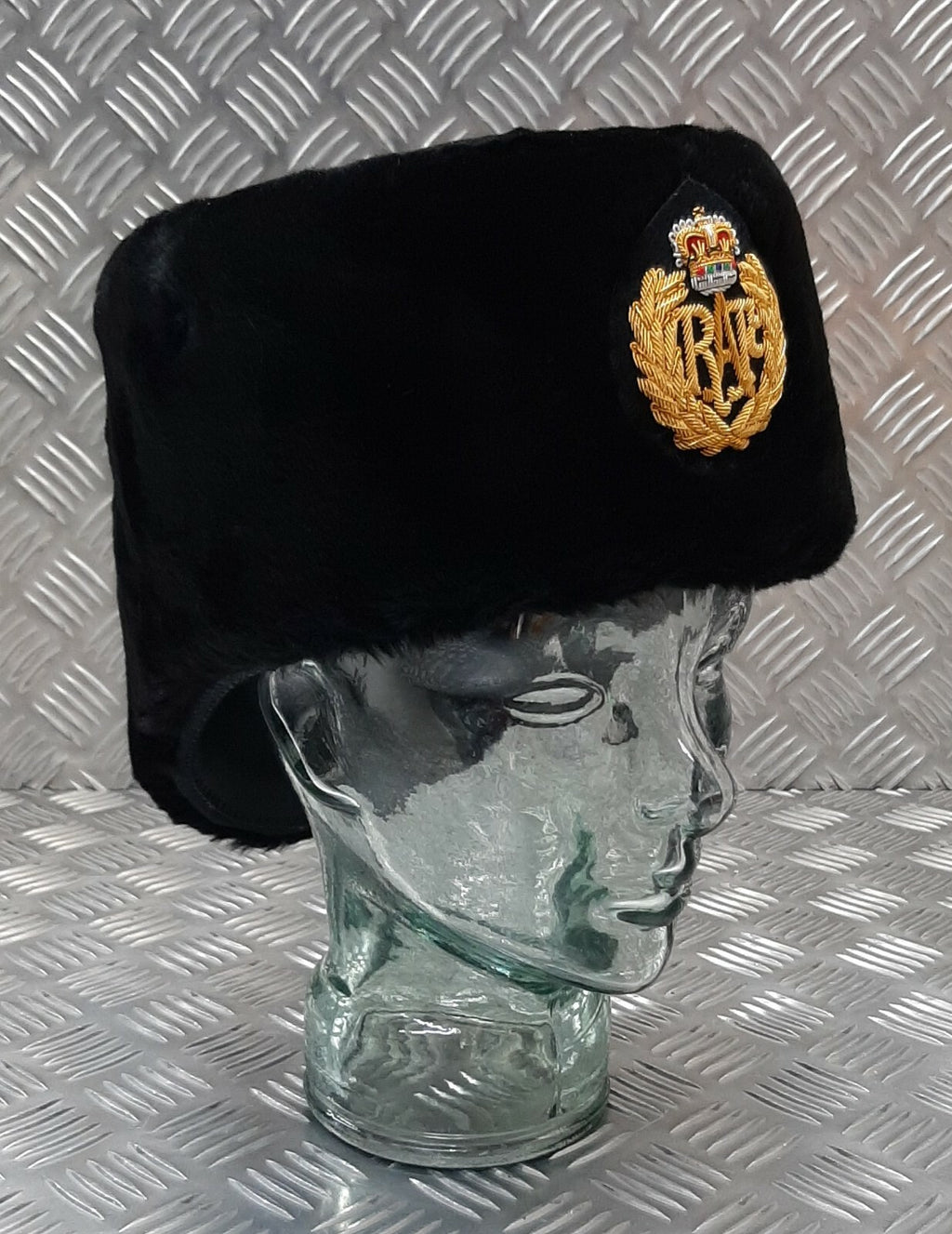 Busby Headdress Airforce with Gold Braided Badge 60cm