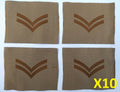 Operation Telic Chevrons Patches Corporal 2 Bar Genuine British Issue X10 Badges