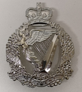 Royal Irish Regiment Officers' Queen's Crown Cross Belt Regimental Breast Badge