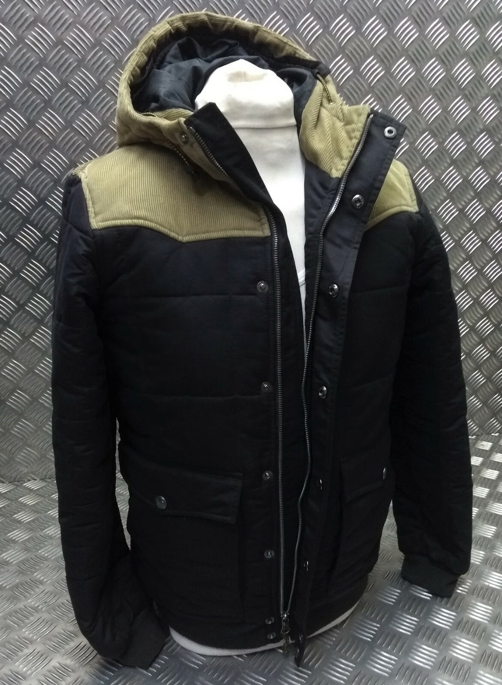 Levi's Hooded Quilted Casual Jacket Smart Winter Coat