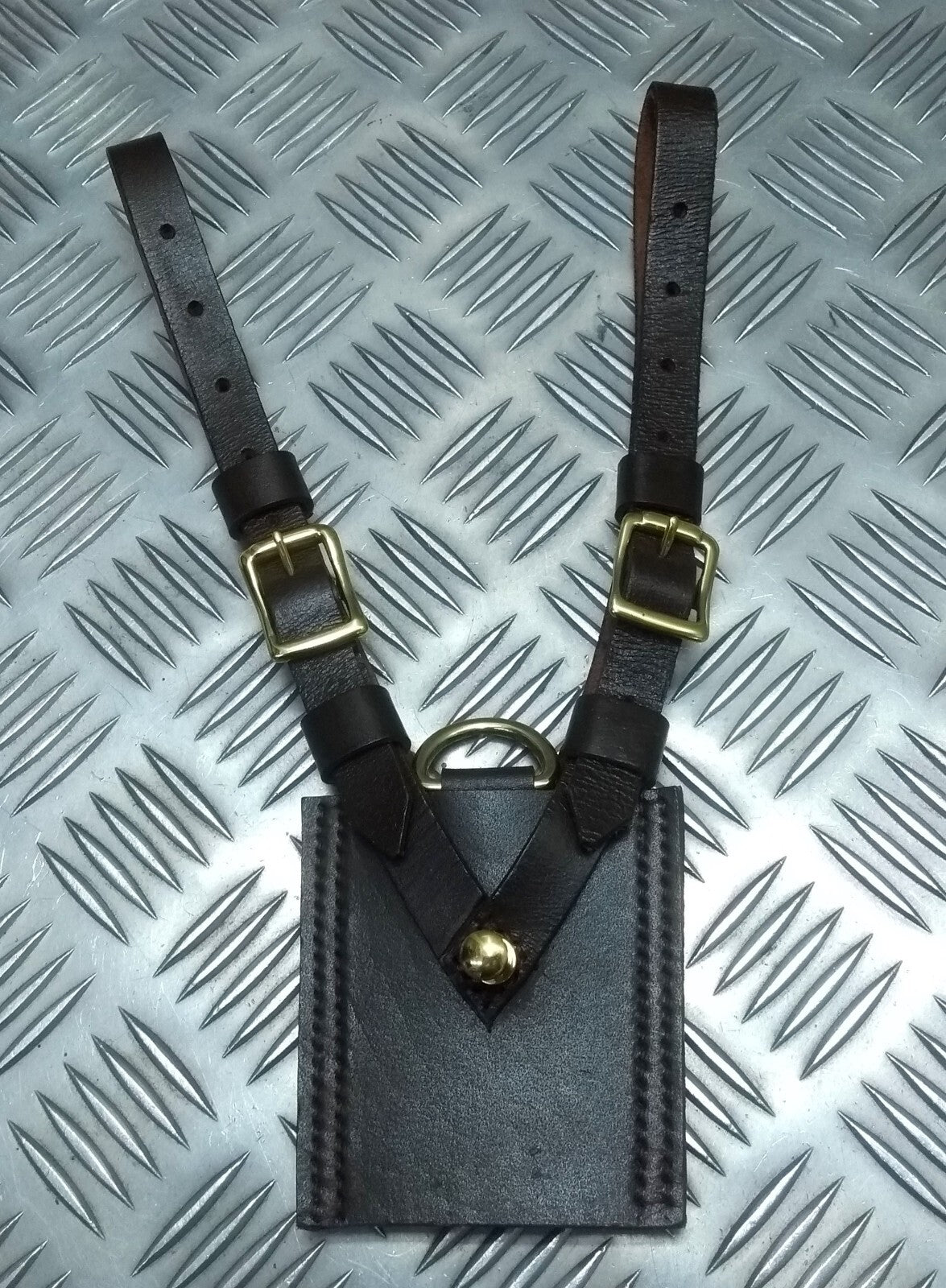 Sword Frog Ceremonial And Parade Sam Browne Leather With Brass Fitment