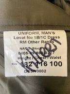 RM Lovat Jacket No1B 1C Royal British Marine Green OR 182/116/100cm