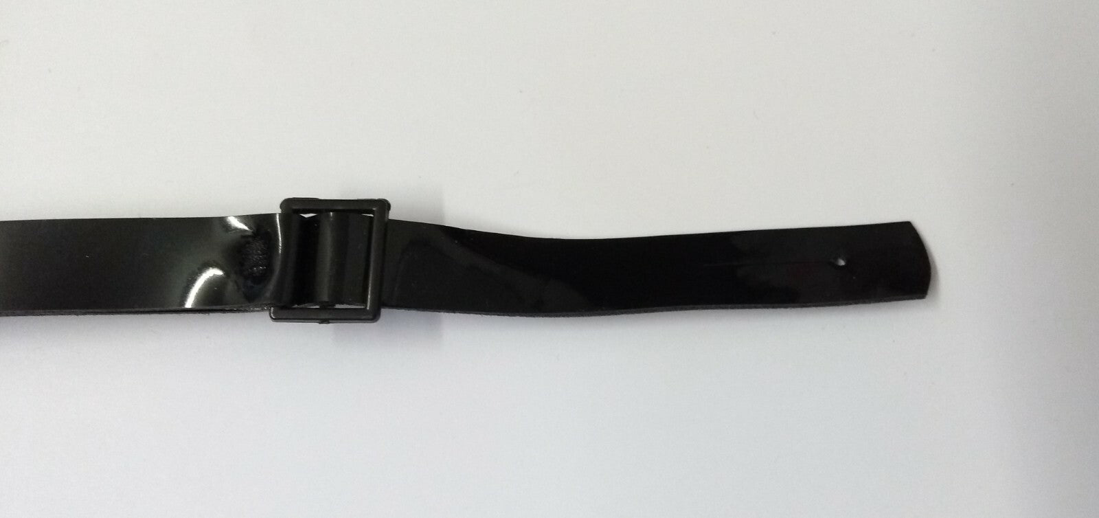 Chinstrap Dress Hat Genuine SD Issue Hi Sheen Black Width12.3mm