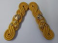 Brigadier Shoulder Cords Ceremonial Wire Cord Shoulder Epaulettes & Rank Pips