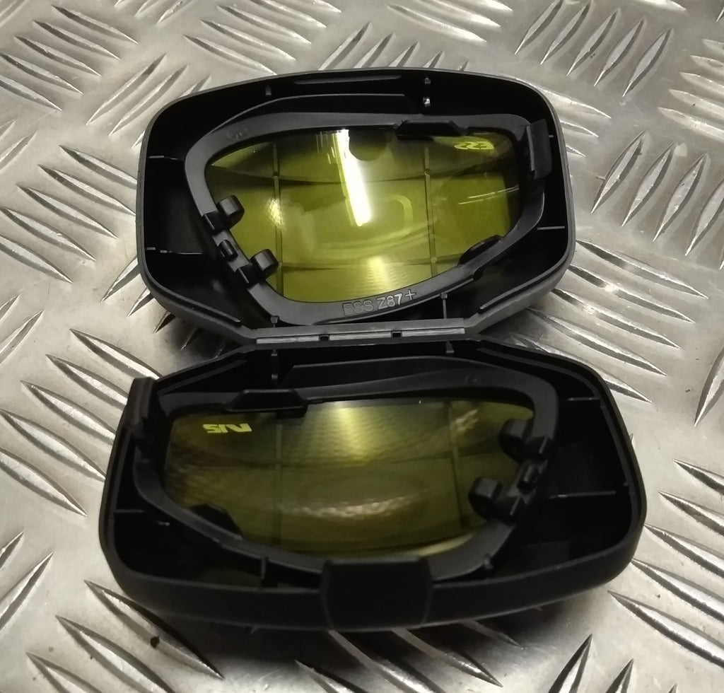 Genuine Army Issue ESS V12 Advancer Replacement Lens & Case For Tactical Goggles