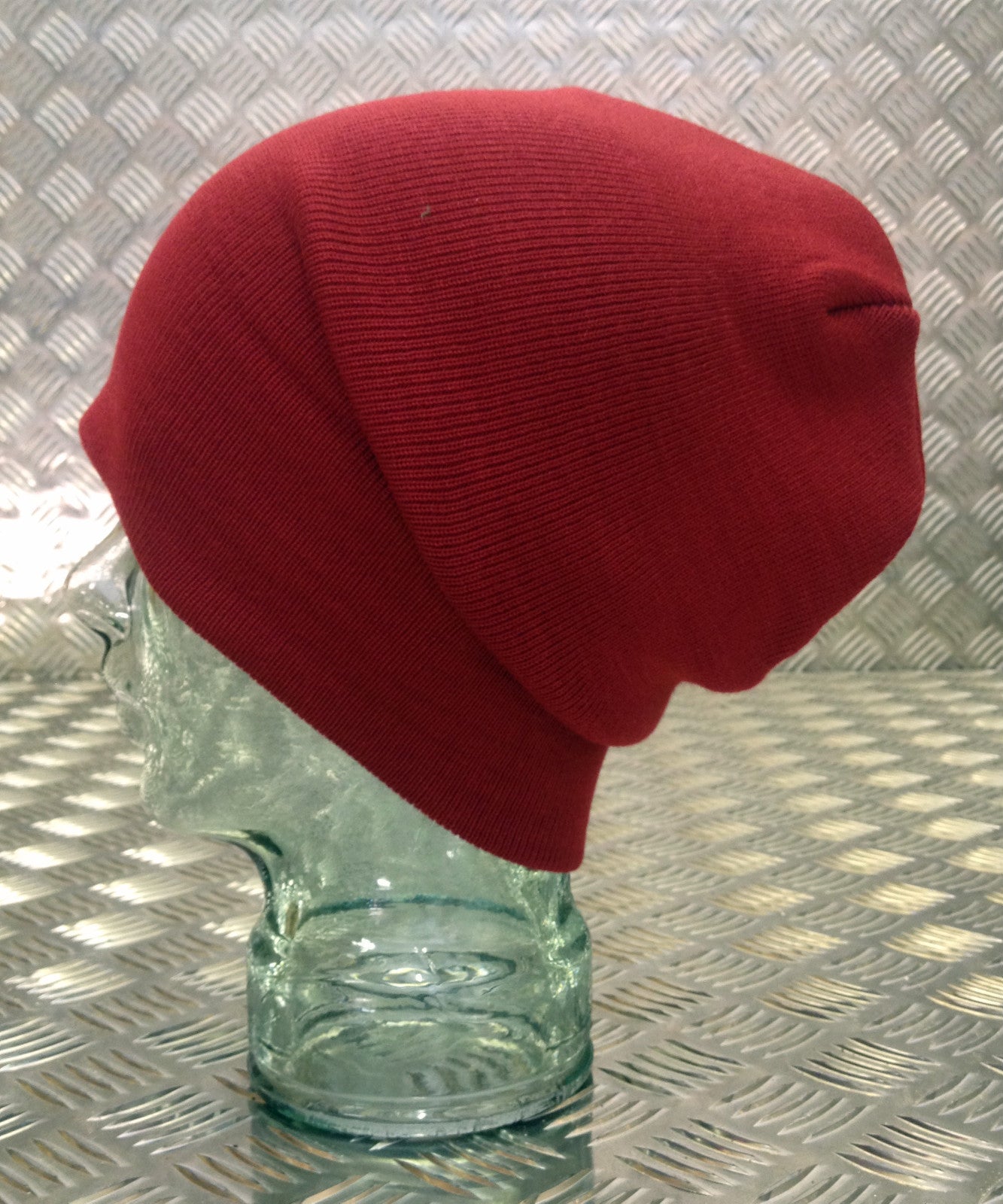 RED Tight Knit Beanie Hat / Watch Cap - One size - BRAND NEW