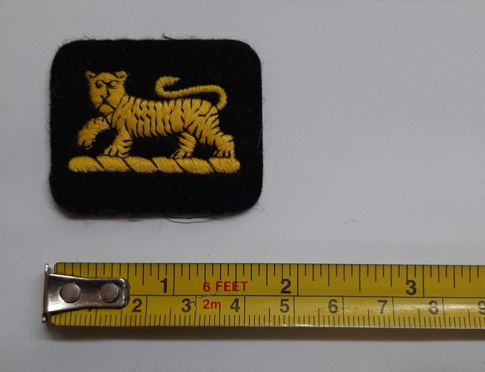 PWRR Tiger Badge British Army Dress Patch Princess of Wales's Royal Regiment