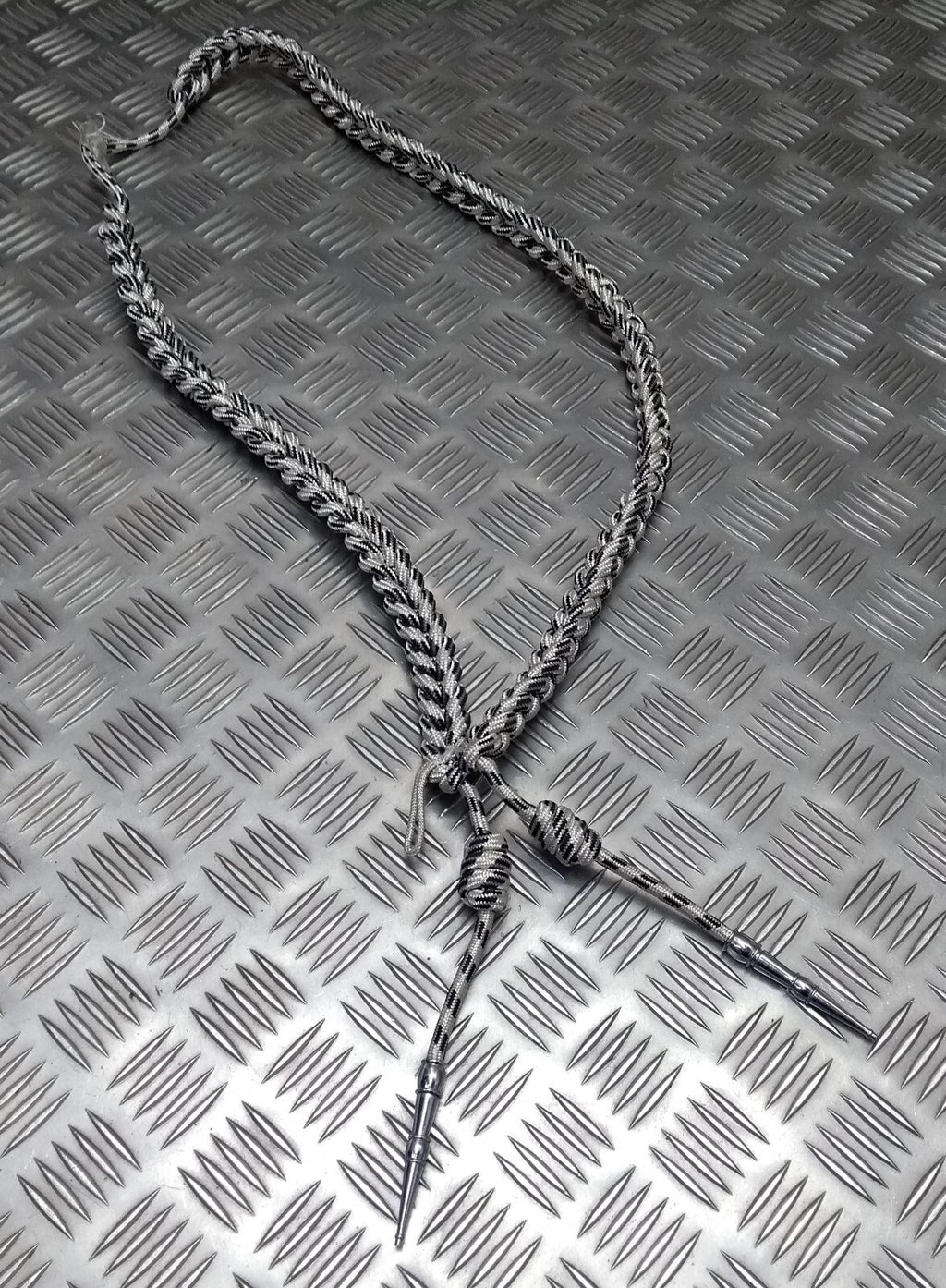 Oman Silver Aiguillette Senior Officer Blue Fleck Ceremonial UK Made