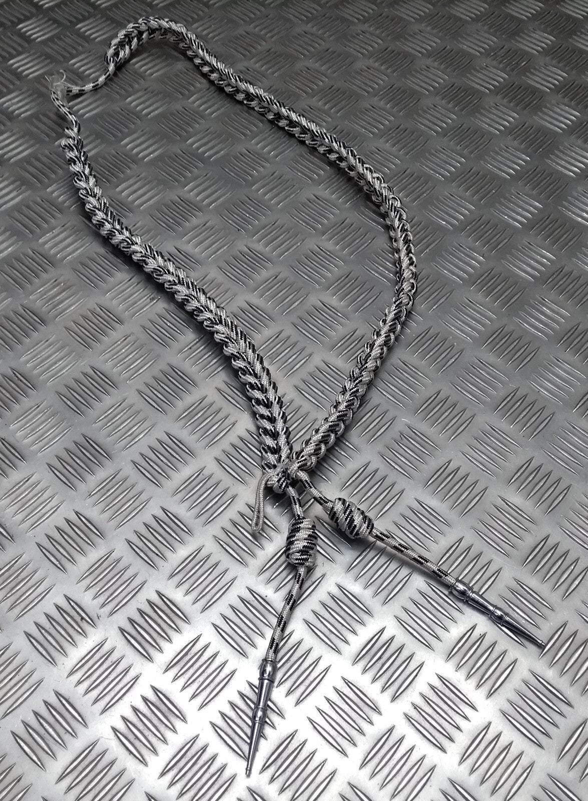 Oman Silver Aiguillette Senior Officer Blue Fleck Ceremonial UK Made